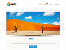 Tablet Screenshot of cuteslider.com